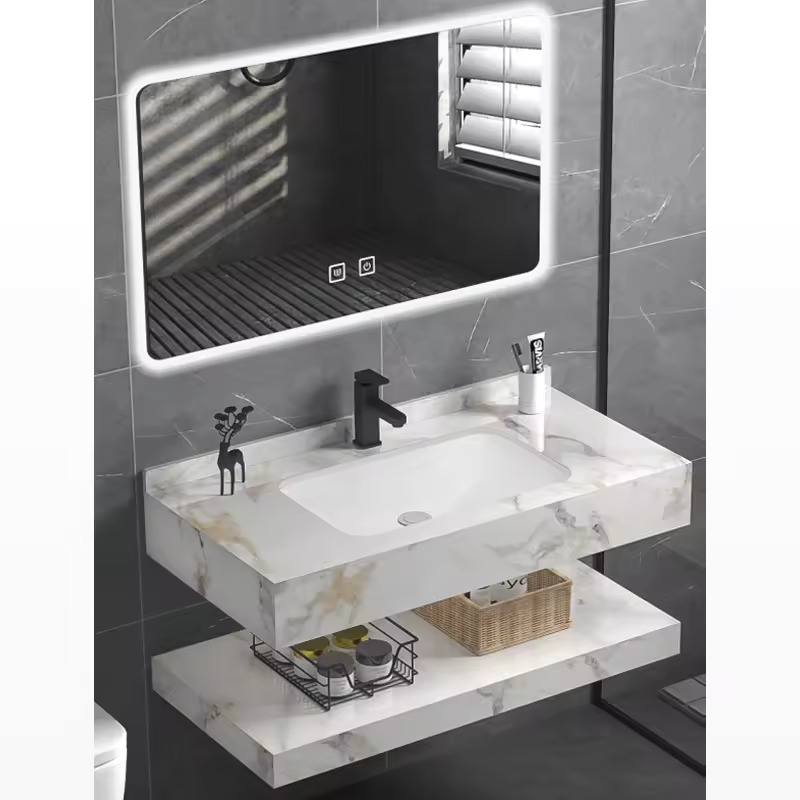 Gabinete de tocador de baño de montaje en la pared impermeable