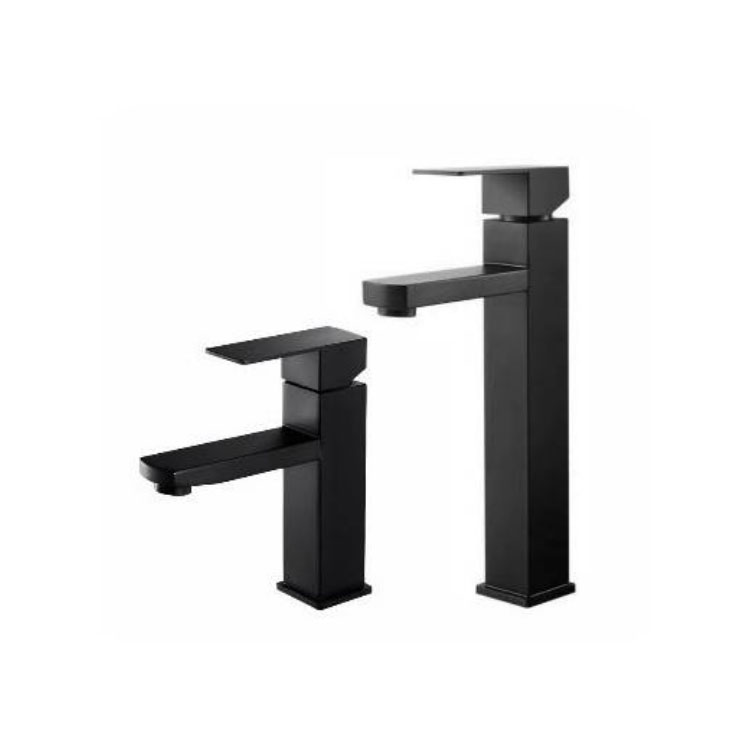 Grifo de baño de oro cepillado